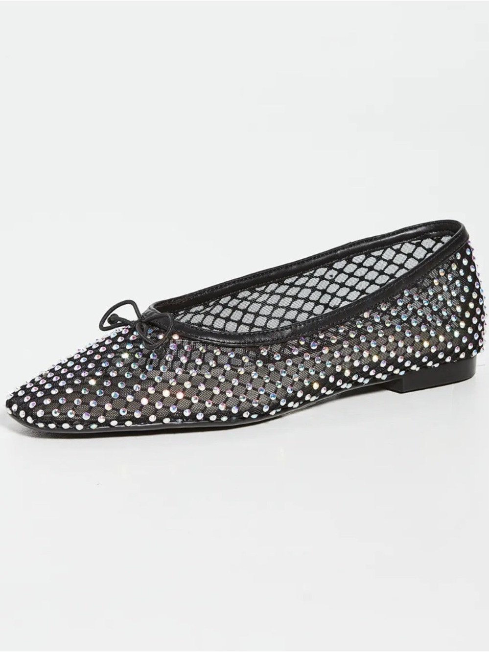Like New Sparkly Schutz Crystal mesh  Ballet Flats in excellent condition